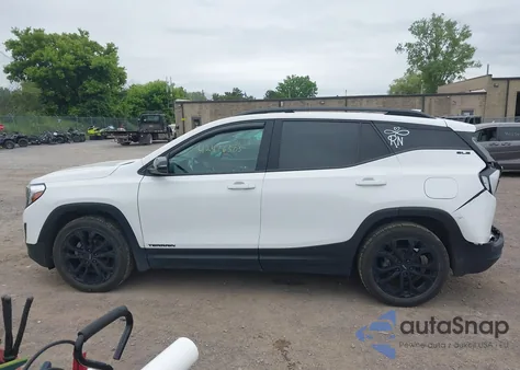 2020 GMC Terrain Fwd Sle from USA, damaged, VIN 3GKALMEV4LL204321
